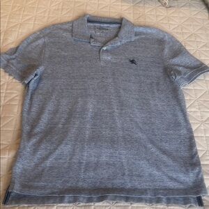 Express Heathered Gray Polo Shirt